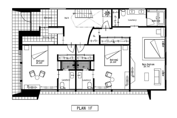 Yotsuba First Floor Floorplan | Echoland, Hakuba