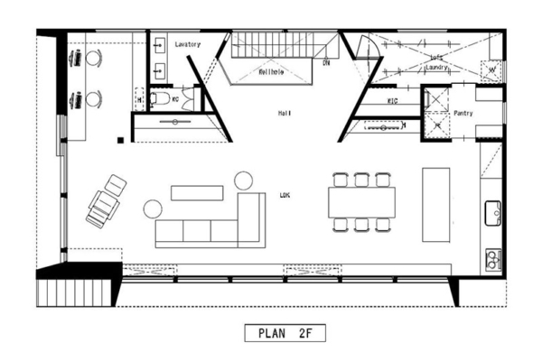 Yotsuba Second Floor Floorplan | Echoland, Hakuba