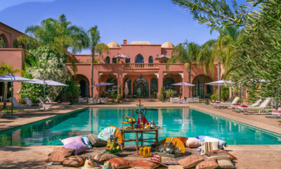 Palais Hassoun Pool Side Seating Area | Marrakesh, Morocco