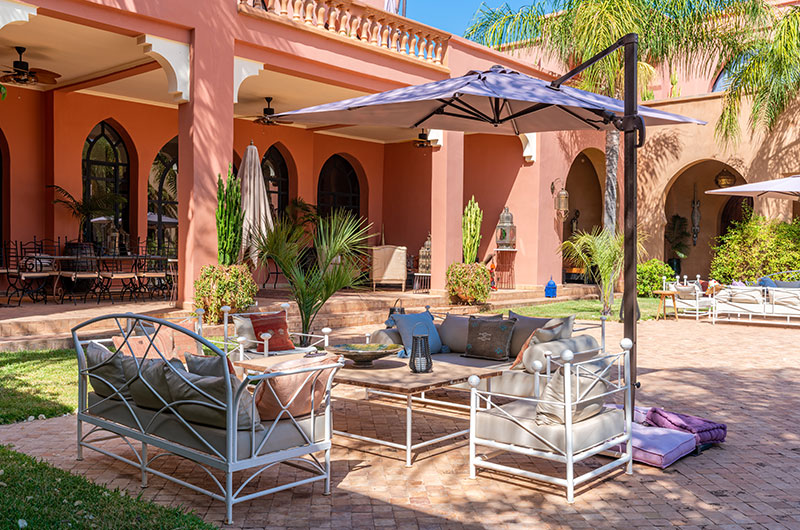 Palais Hassoun Open Plan Seating Area | Marrakesh, Morocco