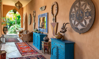 Palais Hassoun Seating Area with Garden View | Marrakesh, Morocco
