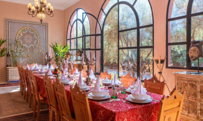 Palais Hassoun Dining Table with Crockery | Marrakesh, Morocco