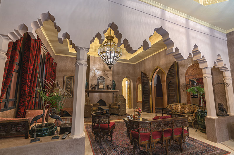 Palais Hassoun Suite Royale Bedroom One Sofa Set | Marrakesh, Morocco