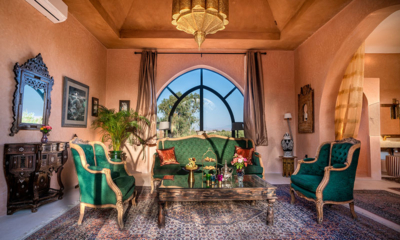 Palais Hassoun Suite Loft Sunrise Bedroom Three Seating Area | Marrakesh, Morocco