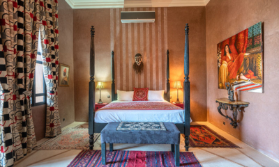 Palais Hassoun Junior Suite Shokola Bedroom Four with Four Poster Bed | Marrakesh, Morocco