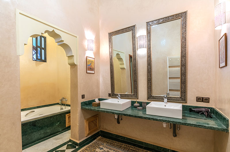 Palais Hassoun Junior Suite Safran Bathroom Five | Marrakesh, Morocco