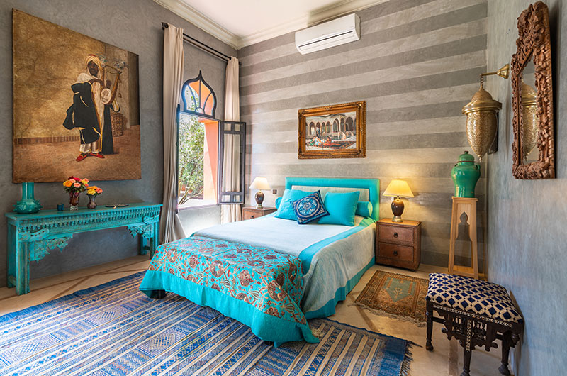 Palais Hassoun Chambre Deluxe Turquoise Bedroom Six | Marrakesh, Morocco