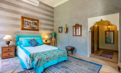 Palais Hassoun Chambre Deluxe Turquoise Spacious Bedroom Six | Marrakesh, Morocco
