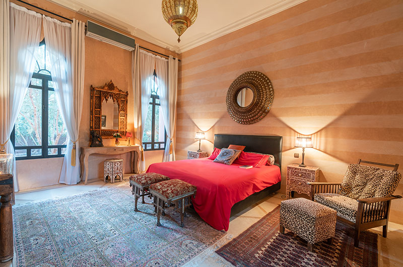 Palais Hassoun Chambre Deluxe Moka Bedroom Eight with View | Marrakesh, Morocco