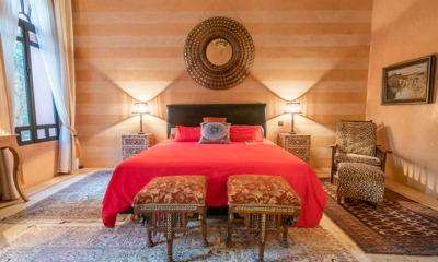 Palais Hassoun Chambre Deluxe Moka Bedroom Eight with Seating Area | Marrakesh, Morocco