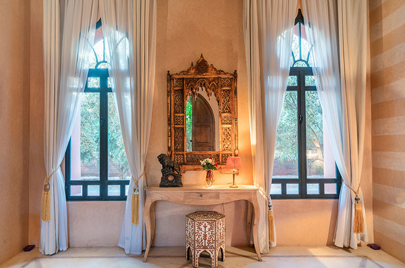 Palais Hassoun Chambre Deluxe Moka Bedroom Eight Dressing Area | Marrakesh, Morocco