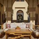 Villa Banati Open Plan Seating Area at Day Time | Marrakesh, Morocco