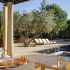 Villa Banati Pool Side Seating Area at Day Time | Marrakesh, Morocco