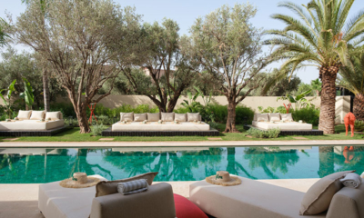 Villa Eyline Pool Side Seating Area | Marrakesh, Morocco