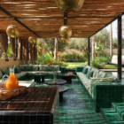 Villa Eyline Pool Side Lounge Area | Marrakesh, Morocco