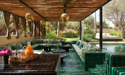 Villa Eyline Pool Side Lounge Area | Marrakesh, Morocco