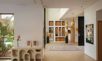 Villa Eyline Entrance with Painting | Marrakesh, Morocco