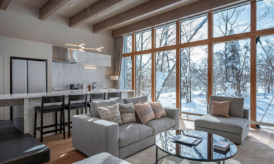 Kumirin Living Area with Snow View | Hirafu, Niseko