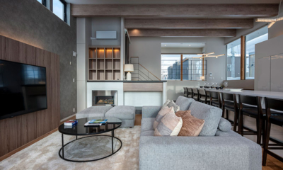 Kumirin Living and Dining Room with TV | Hirafu, Niseko