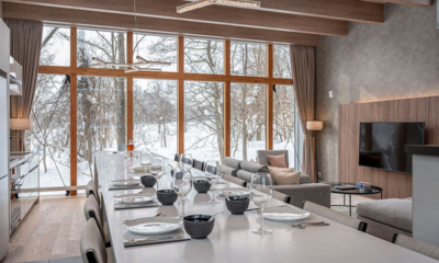 Kumirin Dining with Crockery and Snow View | Hirafu, Niseko