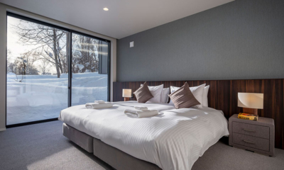 Kumirin Bedroom One with Snow View | Hirafu, Niseko