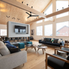 The Chalets at Country Resort Sahama Living Area with View | Kabayama, Niseko