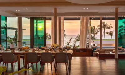 Villa Boonta Dining Area with Sea View | Natai, Phang Nga