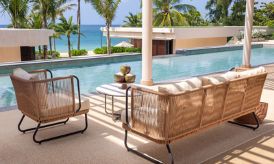 Villa Boonta Seating Area by Pool | Natai, Phang Nga