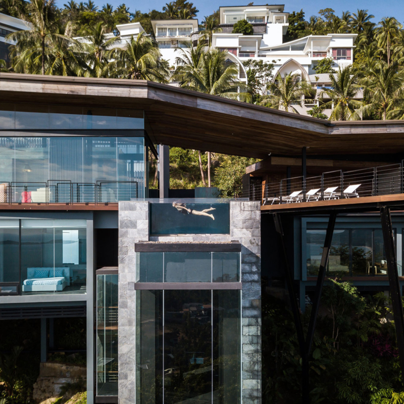 Koh Samui Kelapa House Encased In Glass