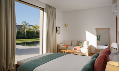 Villa Ada Ada Bedroom One with Pool View | Marrakesh, Morocco