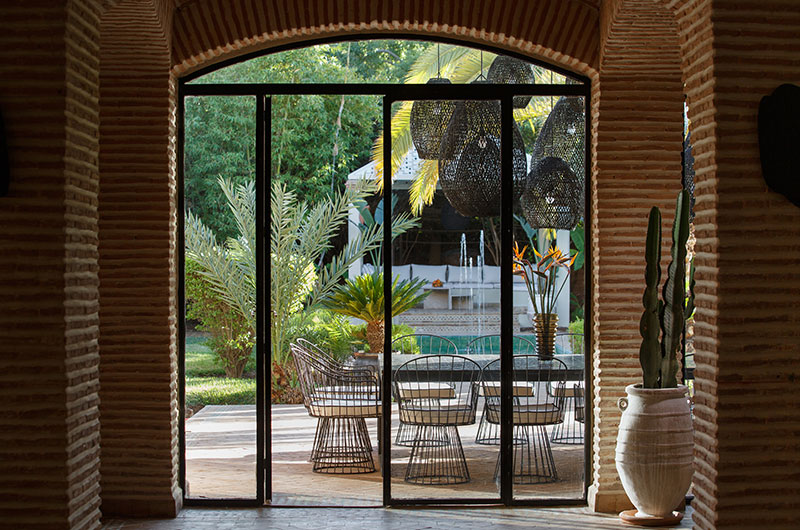 Villa Maggy Rose Dining Area View | Marrakesh, Morocco