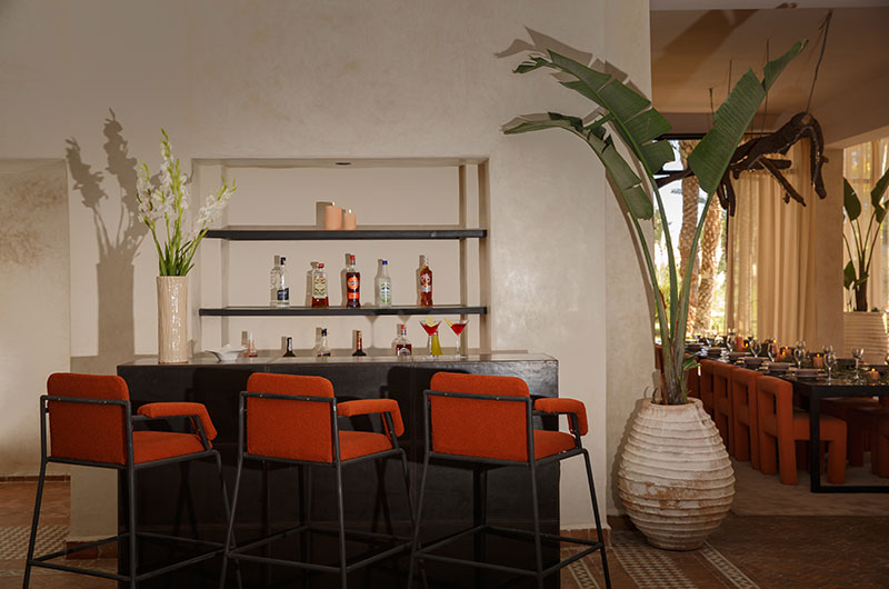 Villa Maggy Rose Dining and Bar Counter | Marrakesh, Morocco