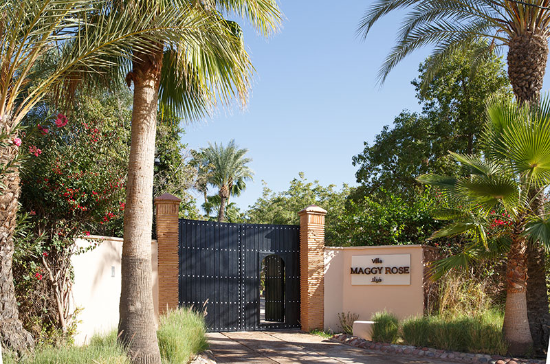 Villa Maggy Rose Entrance | Marrakesh, Morocco