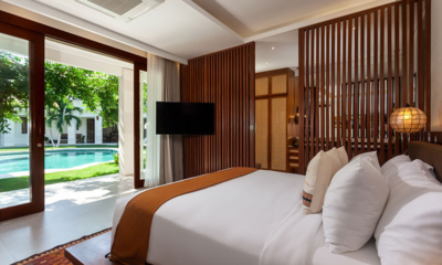 Villa Lenu Bedroom Two with Pool View | Seminyak, Bali