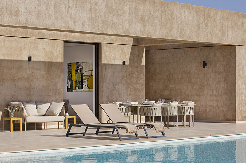 Villa Pepe Pool Side Sun Beds | Marrakesh, Morocco