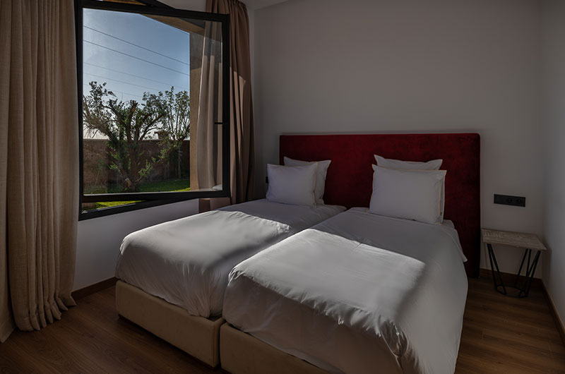 Villa Pepe Bedroom Five with Two Single Bed | Marrakesh, Morocco
