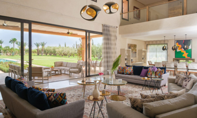 Villa Tamari Living Area with View | Marrakesh, Morocco