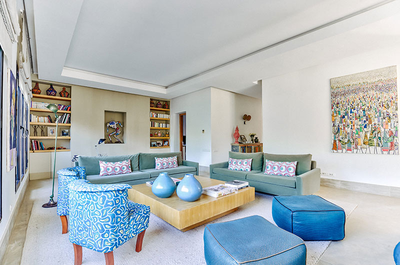 Villa Zitouna Living Room | Marrakesh, Morocco