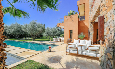 Villa Zitouna Pool Side Seating Area | Marrakesh, Morocco
