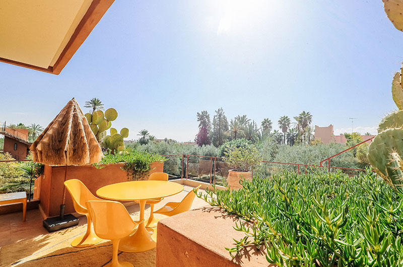 Villa Zitouna Up Stairs Seating Area | Marrakesh, Morocco