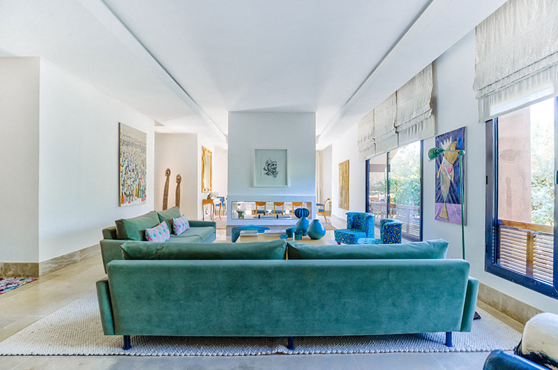 Villa Zitouna Indoor Living Area | Marrakesh, Morocco