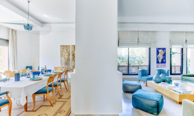 Villa Zitouna Up Stairs Living and Dining Area | Marrakesh, Morocco