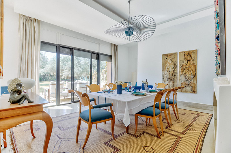 Villa Zitouna Up Stairs Dining Area | Marrakesh, Morocco