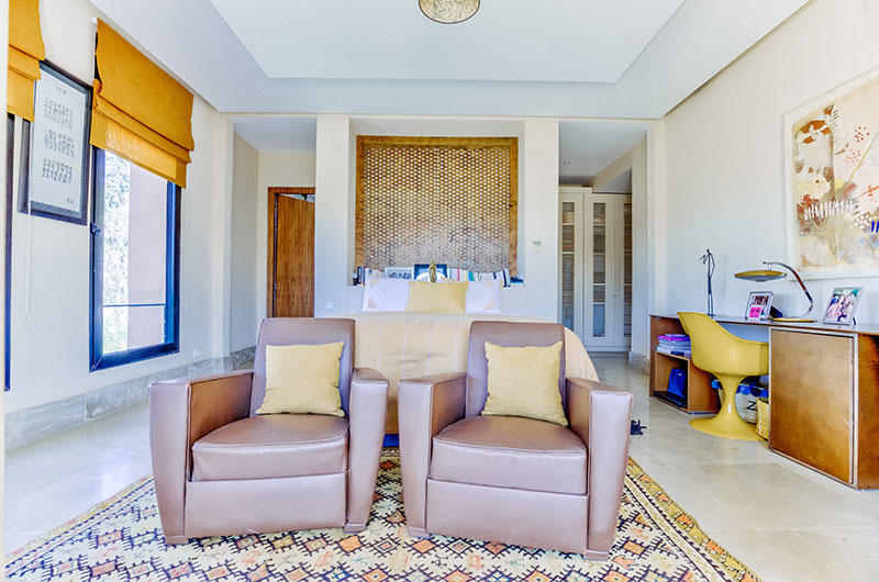 Villa Zitouna Bedroom Two with Seating Area | Marrakesh, Morocco