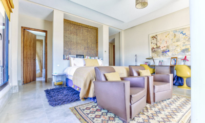 Villa Zitouna Spacious Bedroom Two with Seating Area | Marrakesh, Morocco
