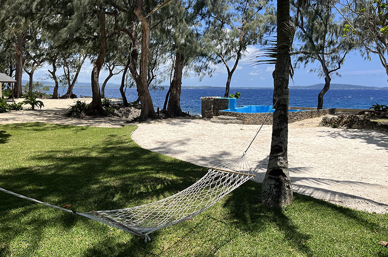 Rockpools Outdoor Area with a Swing | Efate, Vanuatu