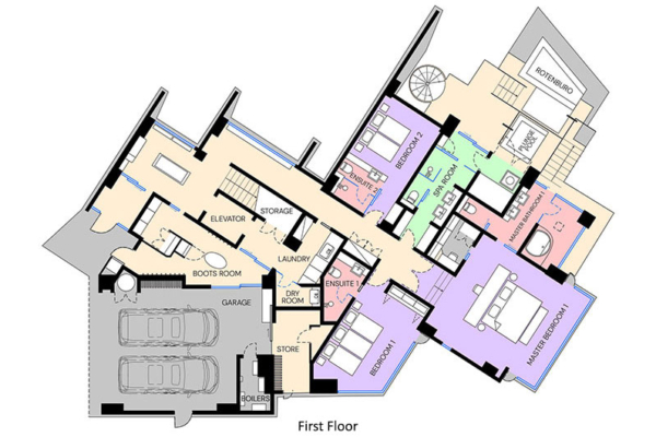 Corniche Hirafu First Floor Floorplan | Hirafu, Niseko