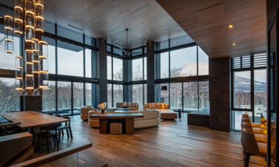 Corniche Hirafu Living Area with View | Hirafu, Niseko