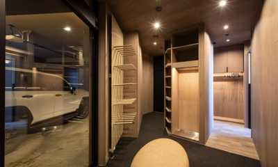 Corniche Hirafu Drying Area at Night | Hirafu, Niseko