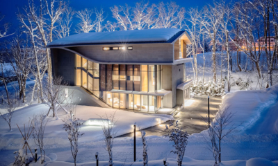 Kamakura Outdoor Area with Snow at Night | Hirafu, Niseko